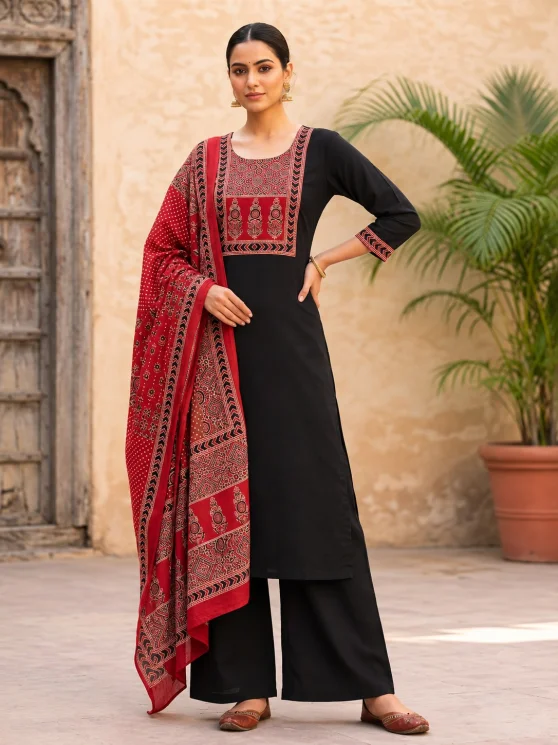Kimakshi Premium fashion - Stylish Suit, Palazzo & Dupatta for Women's