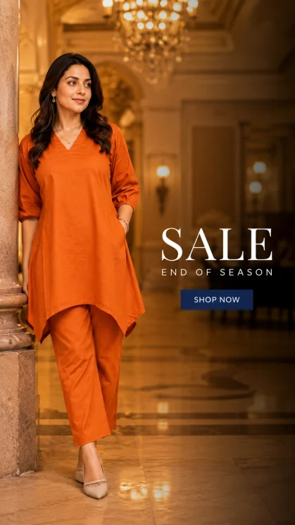 Women Solid Ethnic Co-Ord Set